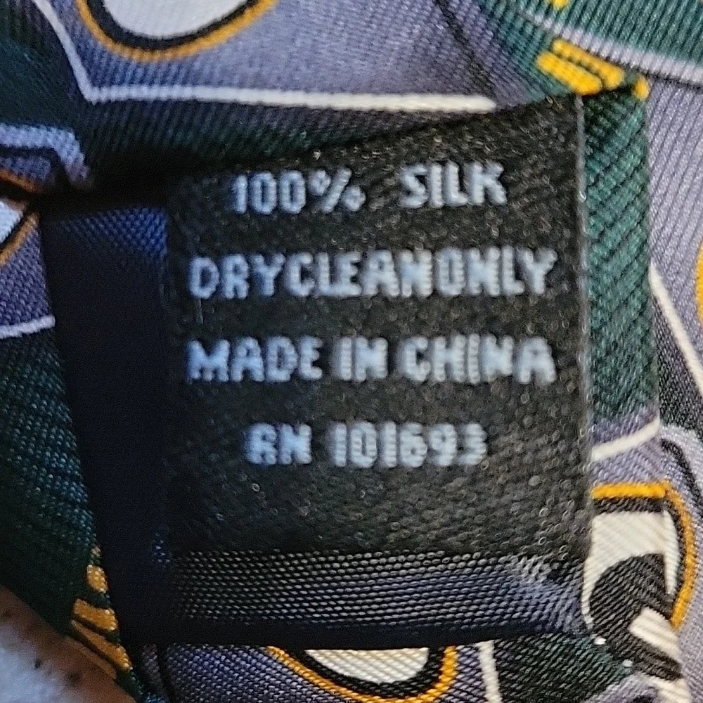 Green Bay Packers Tie 100% Silk NFL